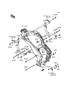 KLZ1000 Крепление двигателя