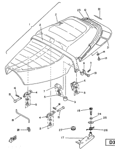 SR125 Сиденье