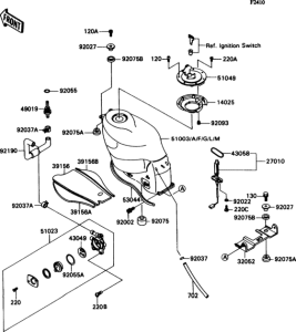ZX1100 Fuel tank(1 / 2)