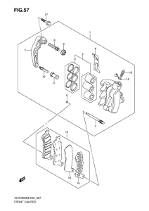 VLR1800 Передний суппорт