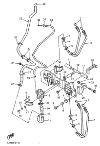 FZR600R Emission control device