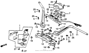 CBX Handlebar + top bridge