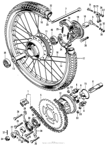 C70 Переднее колесо
