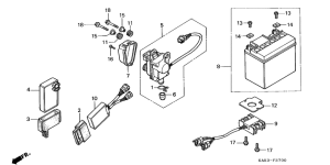 CRM125R Аккумулятор