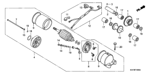 NX125 Стартер