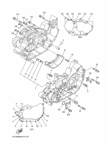 MT01 Картер двигателя