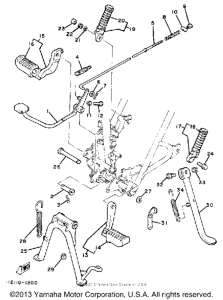 SR185J Подножки