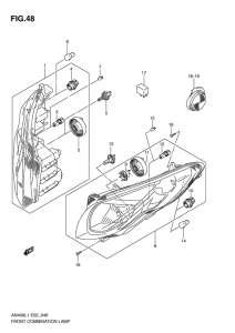 AN400 Front combination lamp