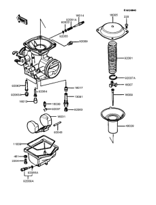 Z250 Карбюратор в разборе