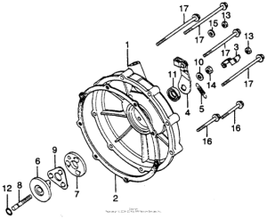 GL1000 Кожух сцепления