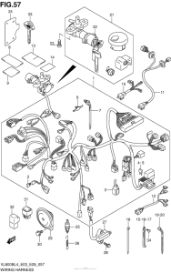 VL800B Wiring Harness (Vl800Bl4 E33)