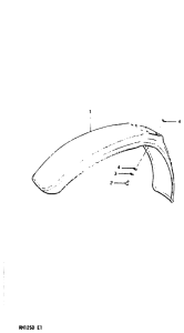 RM125 Переднее крыло