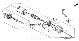 VT750DC Стартер
