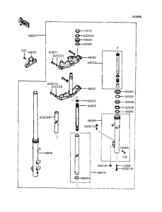  Передняя вилка