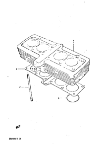 GSX400 Цилиндр