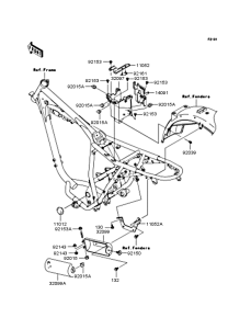 BJ250 Рама ,крепежные детали