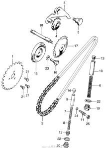 C70 Натяжитель цепи