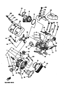 XV250 Головка цилиндров
