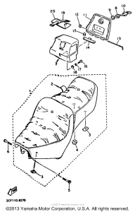 XV1100D Сиденье