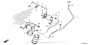 NC700J (DCT) Канистра осушителя