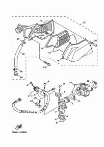 YW125 Впускная система