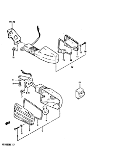 GSX550 Поворотники