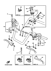 YP250 ﾊﾝﾄﾞﾙｽｲﾂﾁ. ﾚﾊﾞｰ