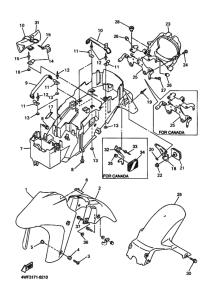 YZF600R YZF600RK Крыло