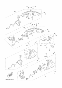YP125R Taillight unit ass`y