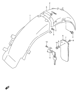 TU250 Заднее крыло