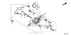 NC700X (DCT) Стояночный тормоз