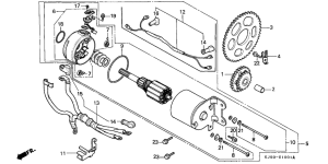 CH125 Стартерный мотор