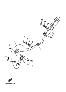 YZ80 YZ80N Выхлоп