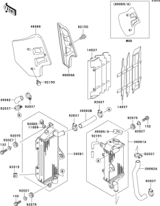 KX500 Радиатор