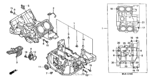 ST1100 Картер двигателя