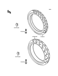 ZX250 Колеса,покрышки
