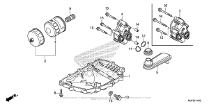 CTX700 DCT Oil Pan + Oil Pump