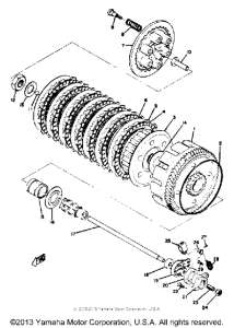 RD350A Сцепление