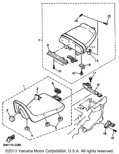FZR600RKC Сиденье
