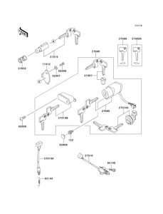 VN400 Ignition switch(vn400-c5)