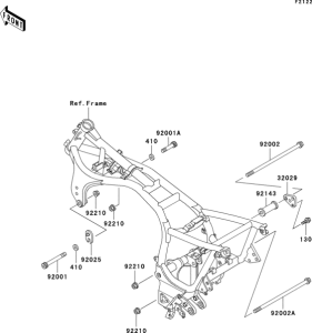 ZG1000 Крепление двигателя