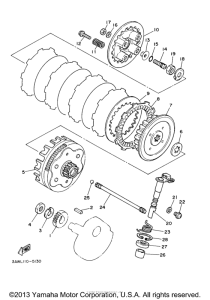 TW200BC1 Сцепление
