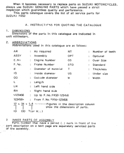 FR50 Catalog preface