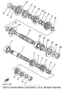 WR250Z Трансмиссия