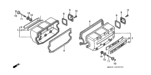 GL1500A Крышка головки цилиндров