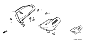 CG125 Боковая крышка