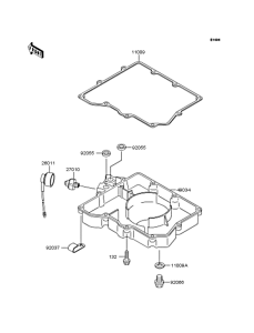 ZX400 Маслянный поддон