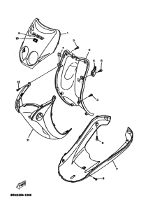 YN50 Щиток облицовочный