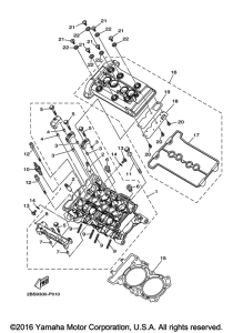 XT1200ZE Головка цилиндров