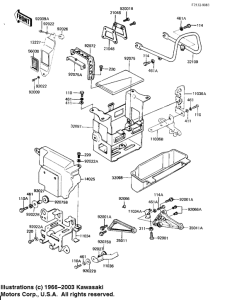 KZ650 Battery case / tool case